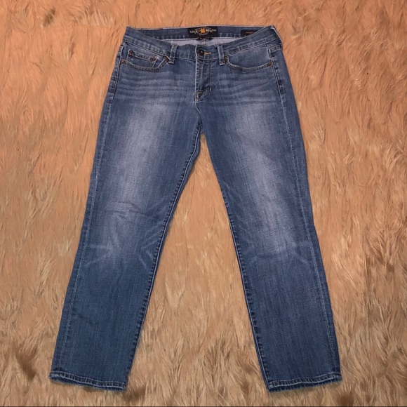 LUCKY JEANS—WOMEN’S “SWEET CROP” MEDIUM WASH—ANKLE CROP!! EUC, GREAT CONDITION!! - Picture 5 of 13